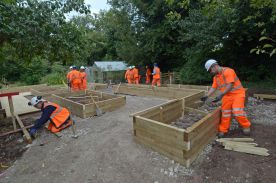 Walton Hall Academy’s garden receives makeover by Staffordshire 