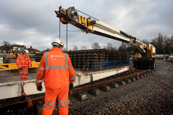 VolkerRail employees working at Manchester