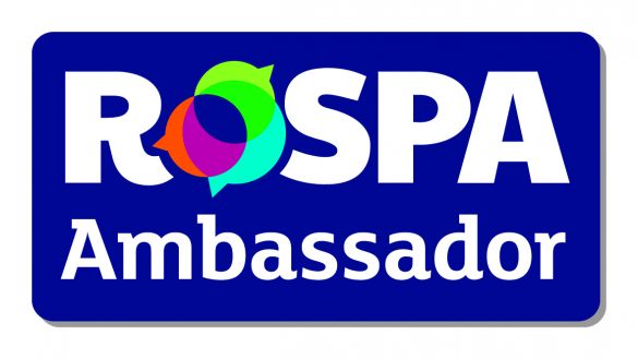 RoSPA ambassador logo 