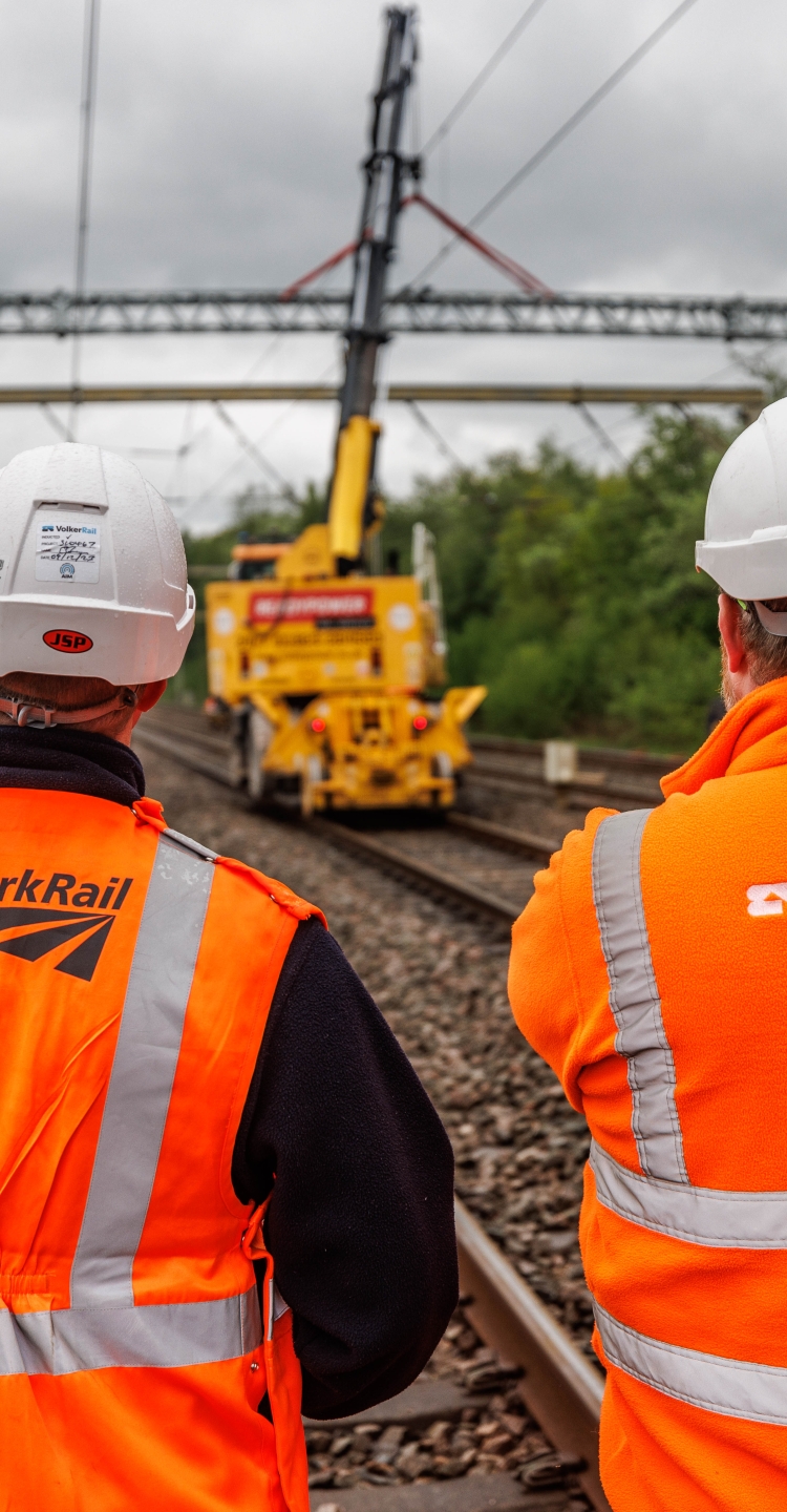 one main in Network Rail PPE and one main in VolkerRail PPE on site