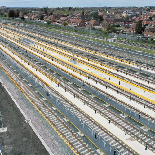 track at Feltham depot