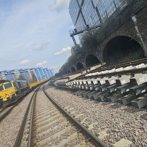 track renewals Battersea Pier