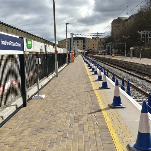 picture of new station at Bradford Forster Square station