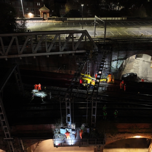 overview of works on Castleford line