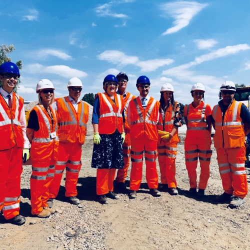 Yvonne Fovargue MP and representatives from Network Rail and Northern.jpg