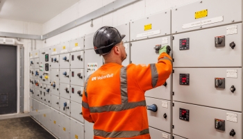 main working on high voltage equipment