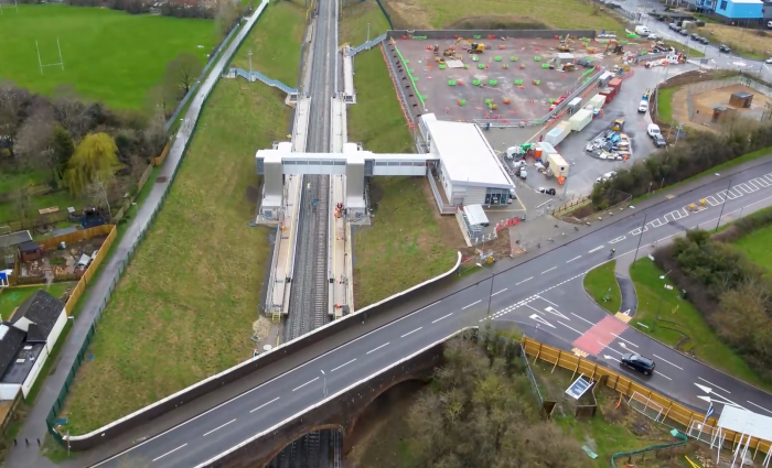 Aerial image of Winslow Station March