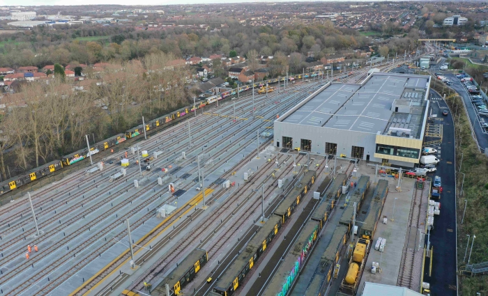 Gosforth Depot aerial photograph