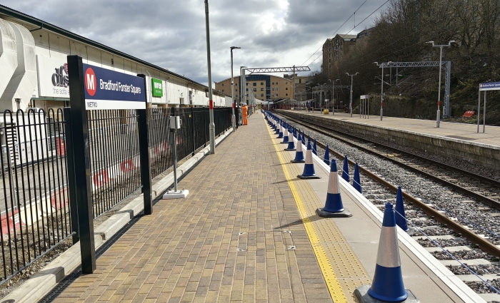 picture of new station at Bradford Forster Square station