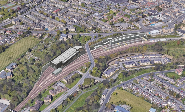 Artist impression of shipley depot
