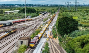 Aerial photo of Hoo Junction