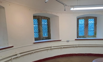 Freshly painted church