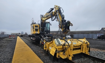 A Colmar with ballast brush