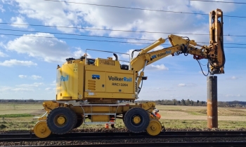 A Colmar installing piles