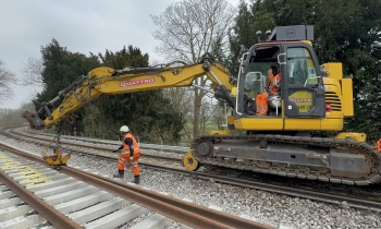 track installation with colmar