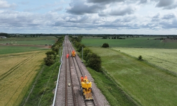 RRV on a stretch of track
