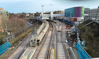 Arieal shot of Dartford Junction