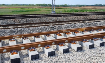 Radlett main line junction track