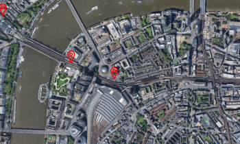 Charing Cross Map of works