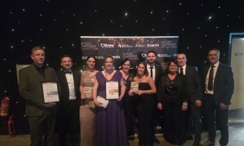 group images of those attending the award