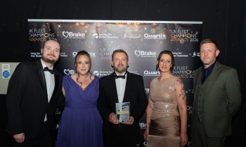 VolkerRail winning image showign the team holding the award