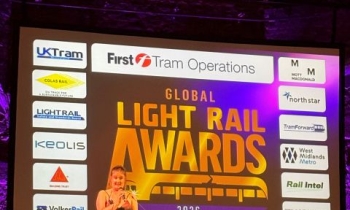  the global light rail award stage