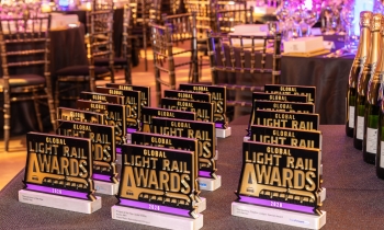 table of global light rail awards