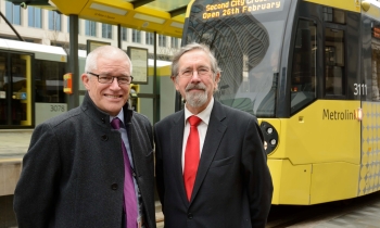 Second City Crossing Peter Cushing Cllr Andrew Fender.jpg