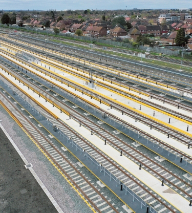 track at Feltham depot