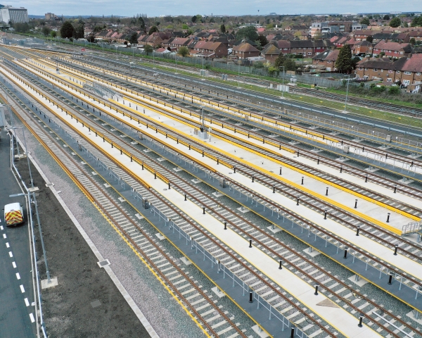 track at Feltham depot