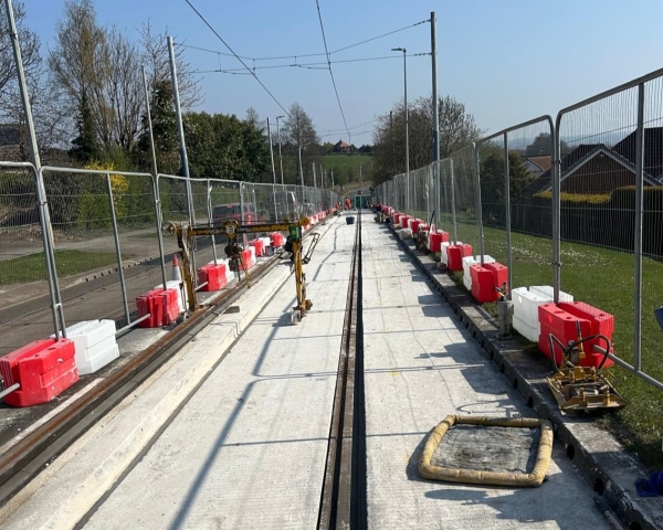 sheffield supertram getting renewed track
