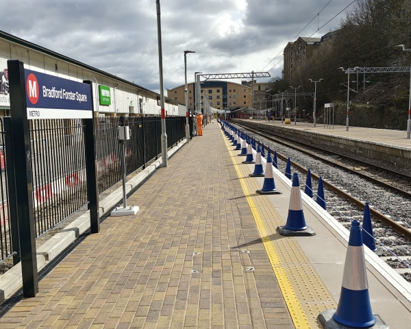 picture of new station at Bradford Forster Square station