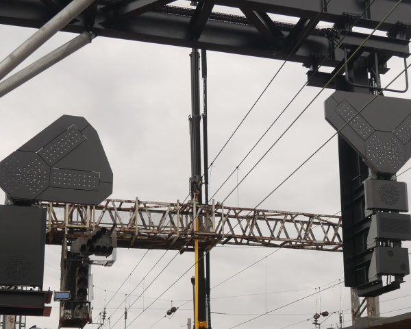 image of the new LED signals at Carnforth