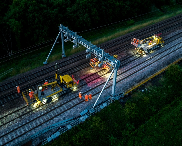Wires being installed between Colton Junction and Church Fenton.jpg
