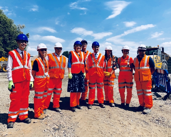 Yvonne Fovargue MP and representatives from Network Rail and Northern.jpg