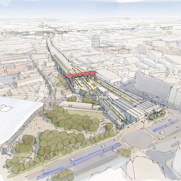 Midland Rail hub artist impression visual