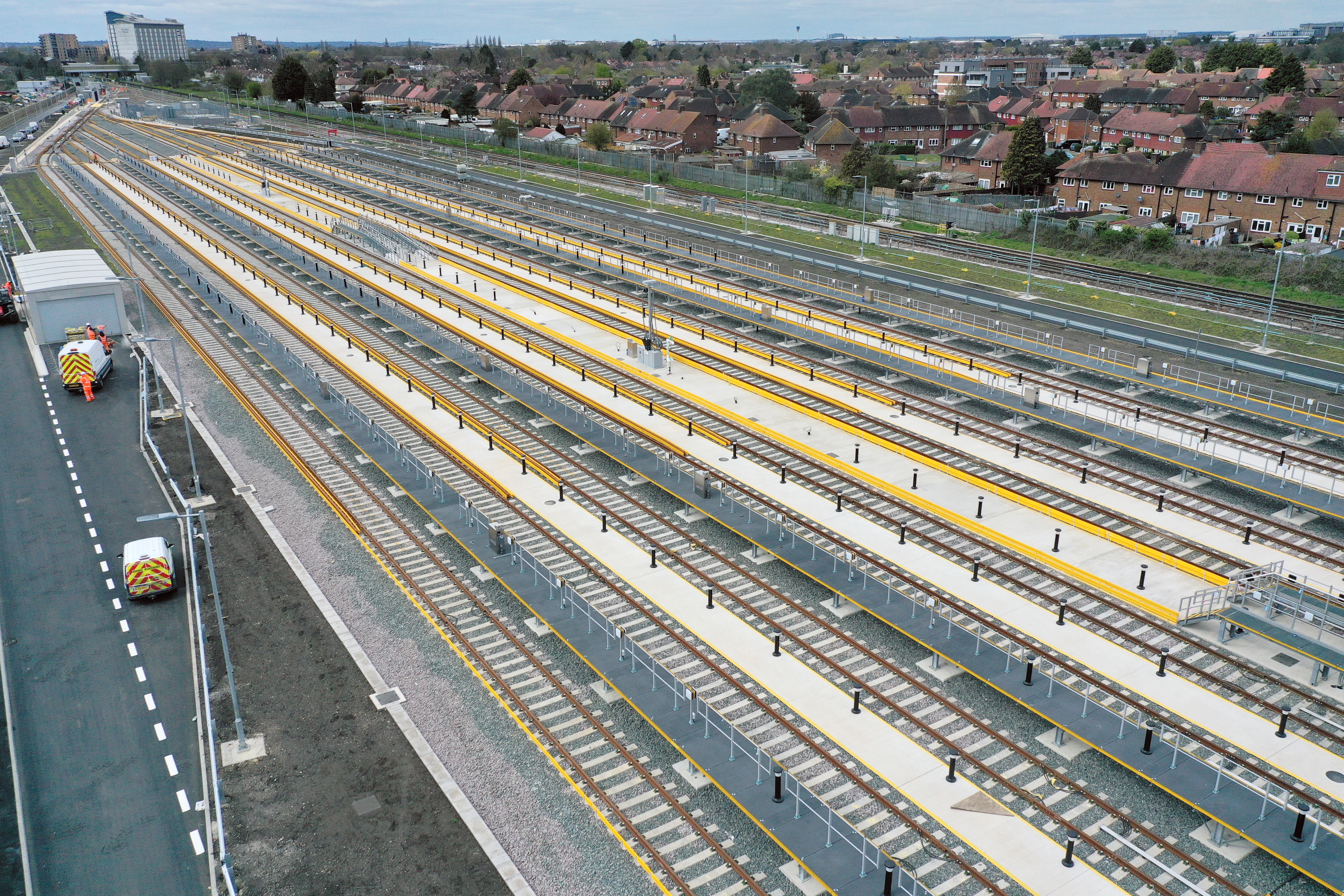 track at Feltham depot