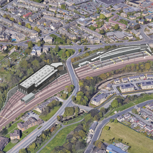 Artist impression of shipley depot