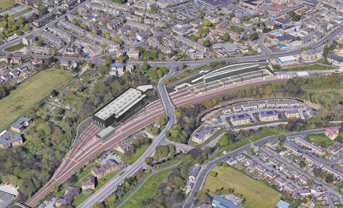 Artist impression of shipley depot