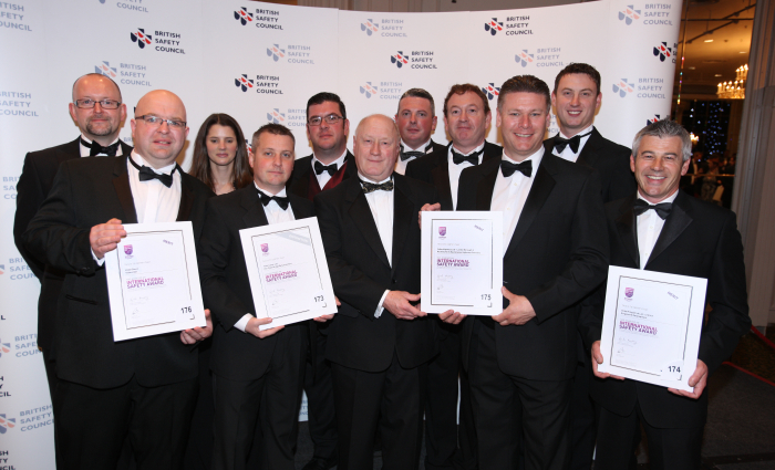 Receiving the awards