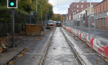 completion of a major programme of works by VolkerRail on the Supertram system 