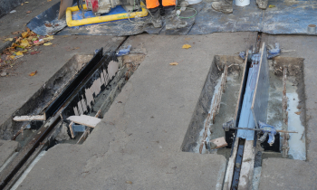 completion of a major programme of works by VolkerRail on the Supertram system 