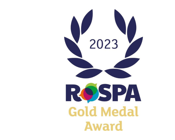 RoSPA gold medal award 23