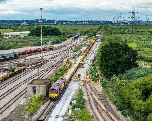 Aerial photo of Hoo Junction