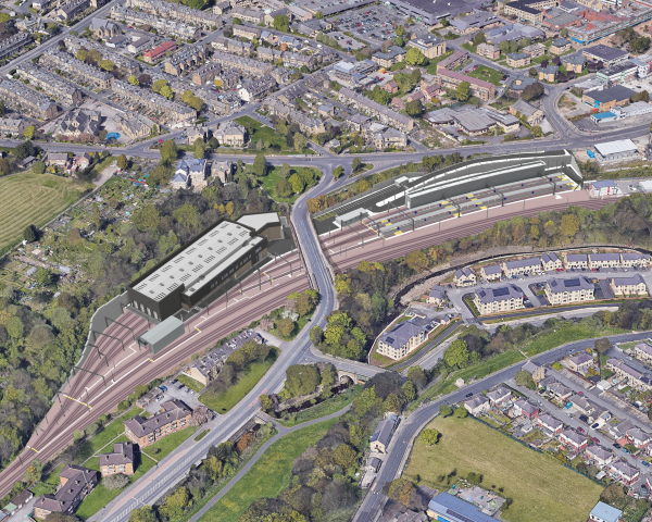 Artist impression of shipley depot